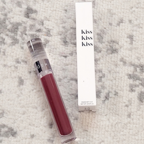 🌻5/$35🌻 NWOT ROEN Kiss My Liquid Lip Balm Tint In Scout Deep Berry New Full Size - Picture 4 of 8